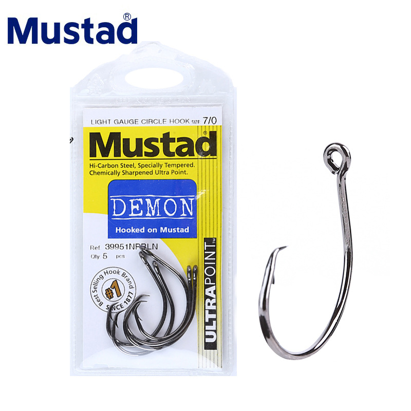 Fishing Hook Offset - 무스타드 39951 # 낚시 후크 원형