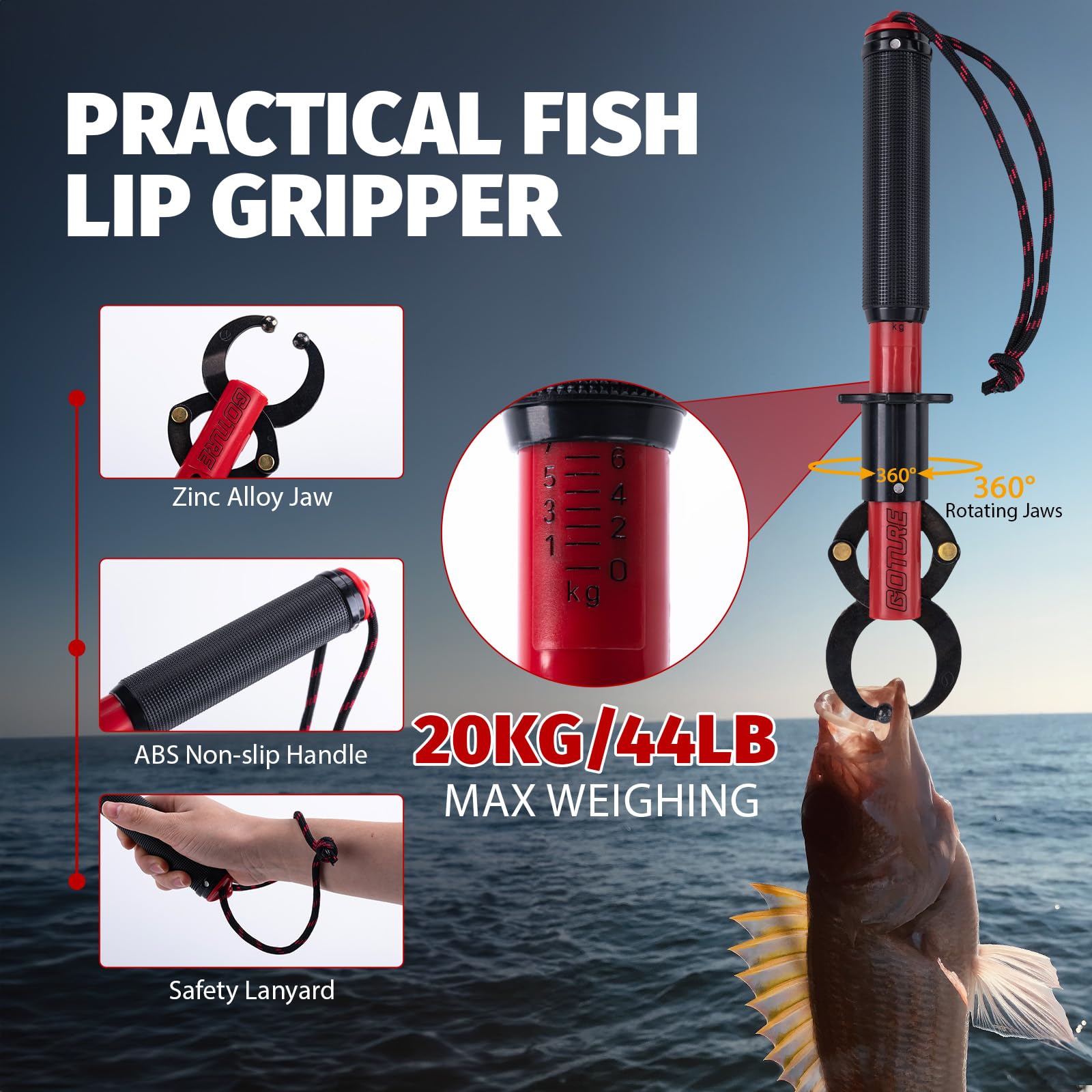 고투어 낚시용품 낚시 플라이어, 물고기 입잡이, 낚시  - Fishing Hook Sharpener 리뷰 및 가격