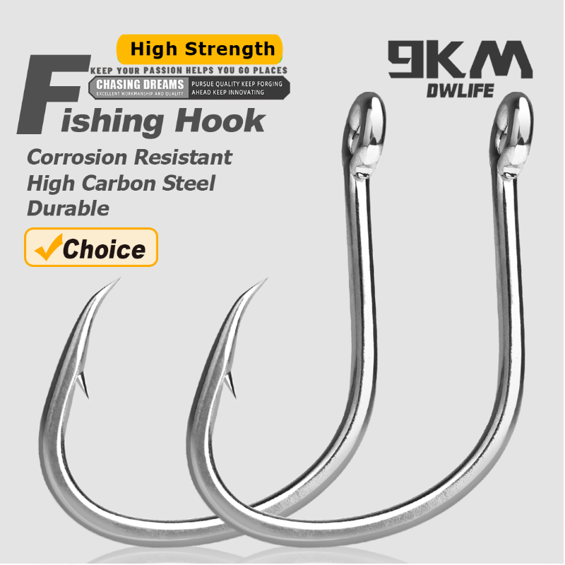 9KM 낚시 후크 바닷물 라이브 미끼 후크 25~100 - Fishing Hook Offset 리뷰 및 가격